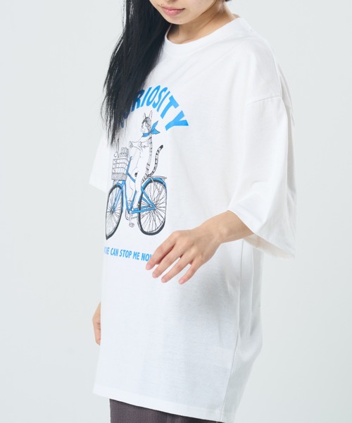 CORISCO（コリスコ）の「サイクルアニマル柄TEE(M1)（Tシャツ/カットソー・メンズ・ホワイト系1/ブラック系1/グレー系1/キナリ/オートミール/ブラック系2/グレー系2/ホワイト系2・X-LARGE/LARGE/MEDIUM）」の12枚目の写真