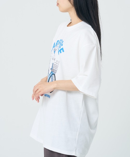CORISCO（コリスコ）の「サイクルアニマル柄TEE(M1)（Tシャツ/カットソー・メンズ・ホワイト系1/ブラック系1/グレー系1/キナリ/オートミール/ブラック系2/グレー系2/ホワイト系2・X-LARGE/LARGE/MEDIUM）」の14枚目の写真