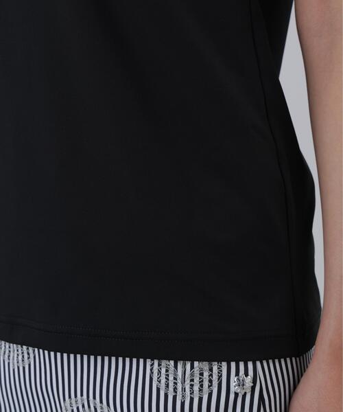 St ANDREWS(セントアンドリュース)の「【St ANDREWS】ポリエステルベア天竺ハイネック(Tシャツ/カットソー・レディース・ブルー/ホワイト/ブラック・L/M/S)」の5枚目の写真