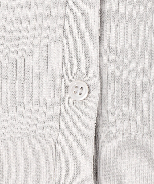 COMME CA（コムサ）の「〔 TALLサイズ 〕 コットンビーム針抜き風カーディガン（カーディガン/ボレロ・レディース・ライラック・15号）」の7枚目の写真