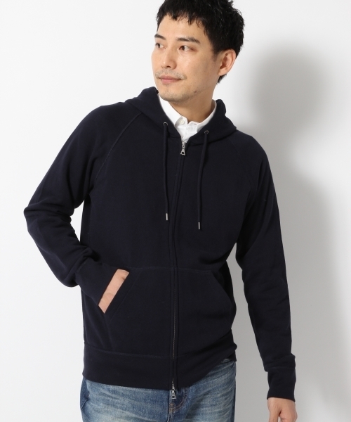 GLOBAL WORK（グローバルワーク）の「ウラケＺＩＰパーカー/707509（パーカー・メンズ・ライトブルー/グレー/ブルー/ホワイト/ネイビー・LARGE/SMALL/MEDIUM/X-LARGE）」の4枚目の写真