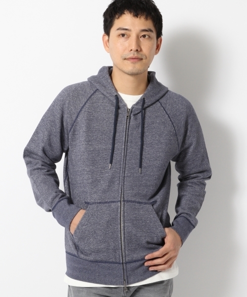 GLOBAL WORK（グローバルワーク）の「ウラケＺＩＰパーカー/707509（パーカー・メンズ・ライトブルー/グレー/ブルー/ホワイト/ネイビー・LARGE/SMALL/MEDIUM/X-LARGE）」の5枚目の写真