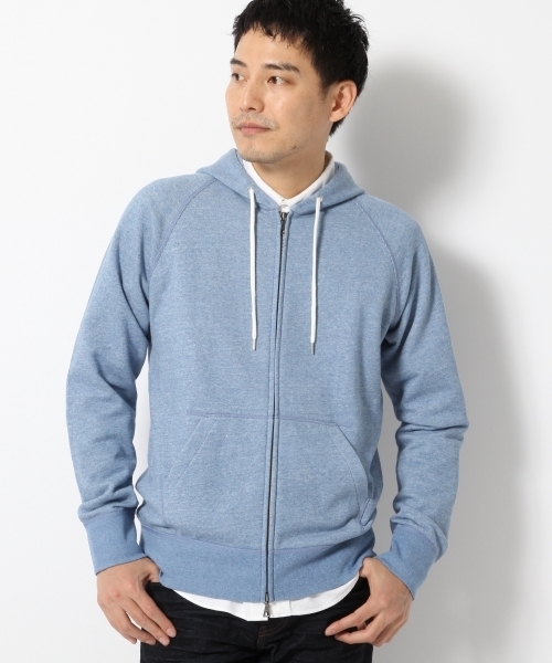 GLOBAL WORK（グローバルワーク）の「ウラケＺＩＰパーカー/707509（パーカー・メンズ・ライトブルー/グレー/ブルー/ホワイト/ネイビー・LARGE/SMALL/MEDIUM/X-LARGE）」の3枚目の写真