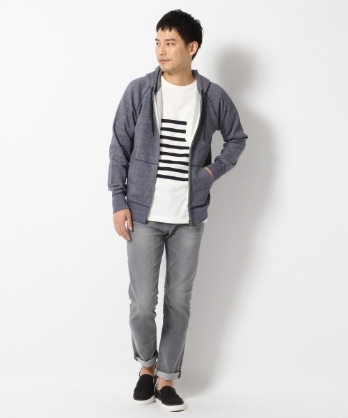 GLOBAL WORK（グローバルワーク）の「ウラケＺＩＰパーカー/707509（パーカー・メンズ・ライトブルー/グレー/ブルー/ホワイト/ネイビー・LARGE/SMALL/MEDIUM/X-LARGE）」の9枚目の写真