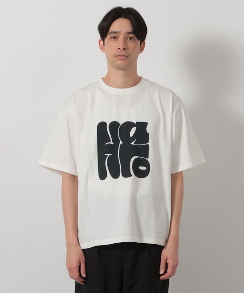LAKOLE（ラコレ）の「HALOロゴTEE / 652857（Tシャツ/カットソー・メンズ・パープル/チャコール/ホワイト・LARGE/MEDIUM）」の7枚目の写真