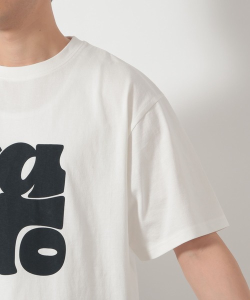 LAKOLE（ラコレ）の「HALOロゴTEE / 652857（Tシャツ/カットソー・メンズ・パープル/チャコール/ホワイト・LARGE/MEDIUM）」の11枚目の写真