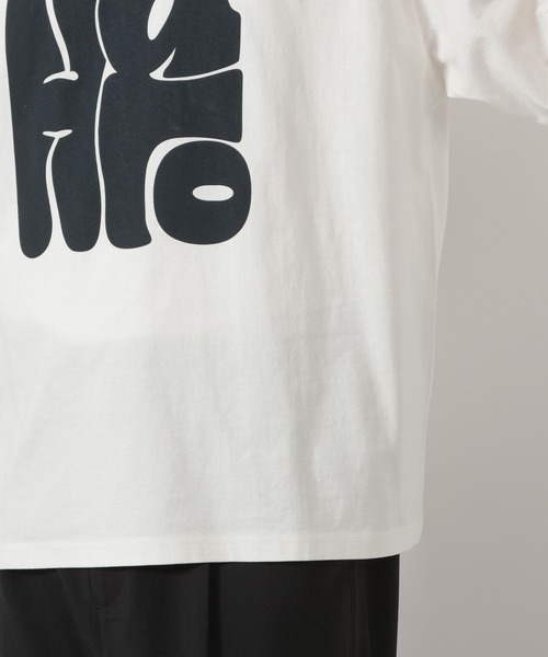 LAKOLE（ラコレ）の「HALOロゴTEE / 652857（Tシャツ/カットソー・メンズ・パープル/チャコール/ホワイト・LARGE/MEDIUM）」の12枚目の写真