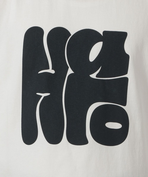 LAKOLE（ラコレ）の「HALOロゴTEE / 652857（Tシャツ/カットソー・メンズ・パープル/チャコール/ホワイト・LARGE/MEDIUM）」の14枚目の写真