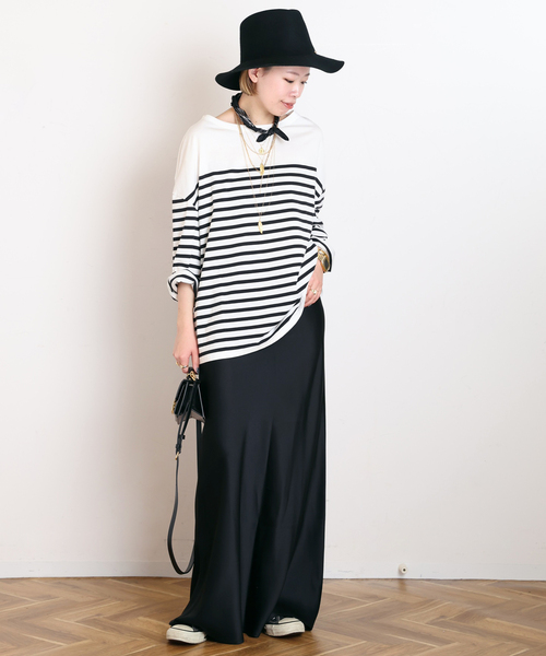 AP STUDIO(エーピーストゥディオ)の「ストライプTシャツ(Tシャツ/カットソー・レディース・ブルー/ホワイト・FREE)」の18枚目の写真