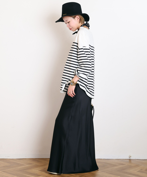 AP STUDIO(エーピーストゥディオ)の「ストライプTシャツ(Tシャツ/カットソー・レディース・ブルー/ホワイト・FREE)」の19枚目の写真