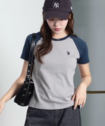 U.S. POLO ASSN.（ユーエスポロアッスン）の「∴WEGO 【26年春夏新作】U.S. POLO ASSN.別注コンパクトTシャツ（Tシャツ/カットソー）」