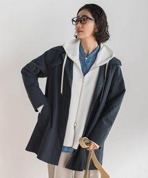 定価5.4万円 新品 Laf ラエフ ジャケットコート La.f ウール100% セール】la.f…｜ラエフのステンカラーコート（ブルー・ネイビー/青色系