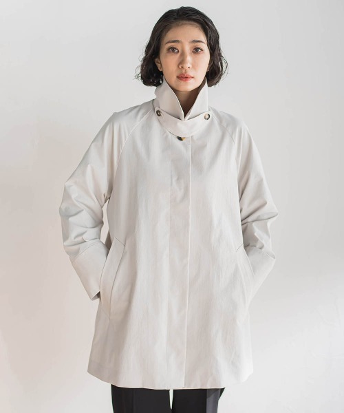 la.f…(ラエフ)の「タスランストレッチコート(ステンカラーコート・レディース・ベージュ/ネイビー・7号/11号/9号)」の17枚目の写真
