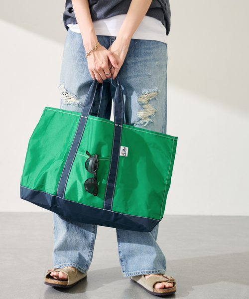 FRAMeWORK（フレームワーク）の「DRIFTER/ドリフター ナイロンTOTEバッグ（グリーン）（トートバッグ・レディース・グリーン・FREE）」の5枚目の写真