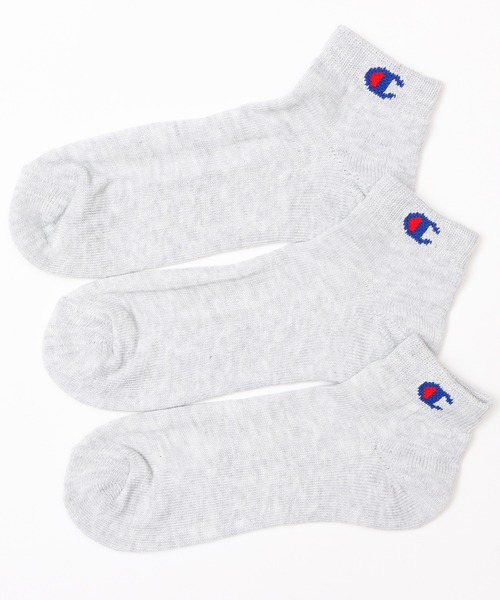 Champion（チャンピオン）の「【Champion/チャンピオン】メンズ 3足組 ショートレングスソックス【ハーフパイル】（ソックス/靴下・メンズ・ブラック/その他/シルバーグレー/ホワイト・28/24/LARGE/26/MEDIUM/FREE/SMALL）」の12枚目の写真