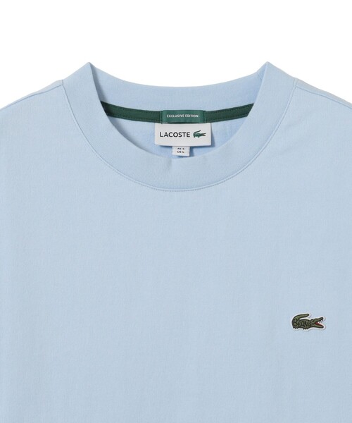 LACOSTE(ラコステ)の「【別注】LACOSTE / ロゴ Tシャツ(Tシャツ/カットソー・メンズ・ネイビー/サックスブルー/ブラック/ホワイト・5/4/3/2/1)」の7枚目の写真