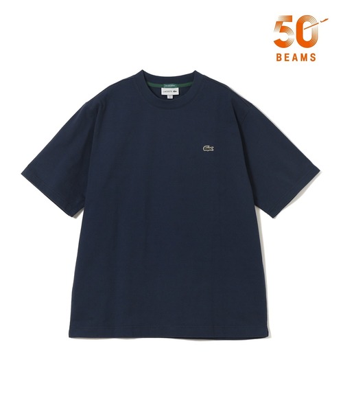 LACOSTE(ラコステ)の「【別注】LACOSTE / ロゴ Tシャツ(Tシャツ/カットソー・メンズ・ネイビー/サックスブルー/ブラック/ホワイト・5/4/3/2/1)」の3枚目の写真