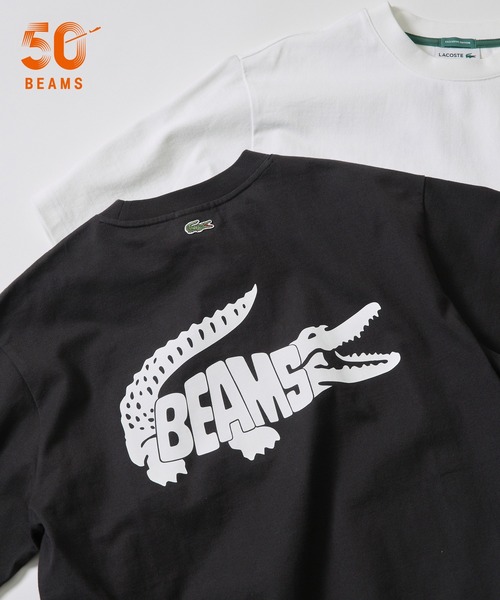 LACOSTE(ラコステ)の「【別注】LACOSTE / ロゴ Tシャツ(Tシャツ/カットソー・メンズ・ネイビー/サックスブルー/ブラック/ホワイト・5/4/3/2/1)」の2枚目の写真