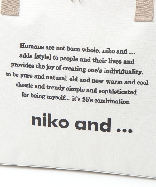 niko and...（ニコアンド）の「ニコロゴクーラーバッグ（アウトドアグッズ・レディース・ブラック/ホワイト・0）」の17枚目の写真