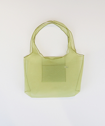 m.m.m（ムー）の「オーガンザミニバッグ_グリーン（ショルダーバッグ）」