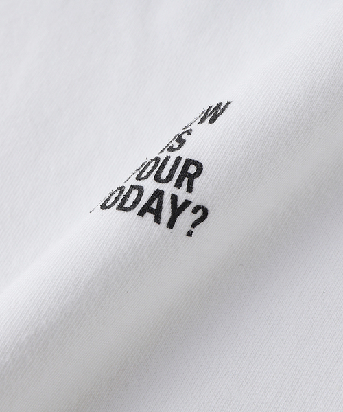 TODAY edition（トゥデイエディション）の「TODAY edition / トゥデイエディション TROMPE L'OEIL #02 LS TEE（Tシャツ/カットソー・メンズ・ブラック/グレー/ホワイト・LARGE/MEDIUM）」の8枚目の写真