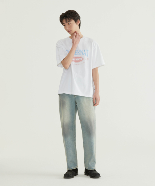 COVERNAT(カバーナット)の「ブラシレタリンググラフィックTシャツホワイト(Tシャツ/カットソー・メンズ・その他・SMALL/MEDIUM/LARGE/X-LARGE/XX-LARGE/X-SMALL)」の4枚目の写真
