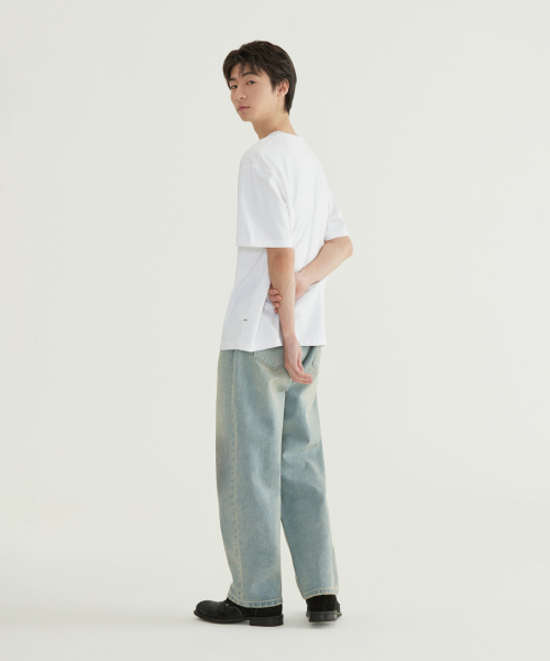 COVERNAT(カバーナット)の「ブラシレタリンググラフィックTシャツホワイト(Tシャツ/カットソー・メンズ・その他・SMALL/MEDIUM/LARGE/X-LARGE/XX-LARGE/X-SMALL)」の6枚目の写真