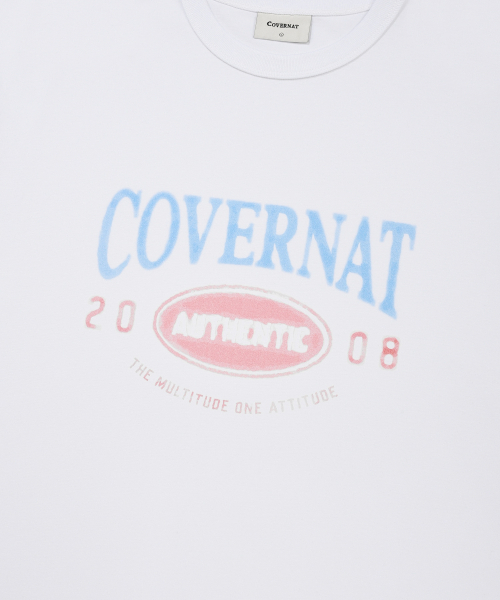 COVERNAT(カバーナット)の「ブラシレタリンググラフィックTシャツホワイト(Tシャツ/カットソー・メンズ・その他・SMALL/MEDIUM/LARGE/X-LARGE/XX-LARGE/X-SMALL)」の8枚目の写真