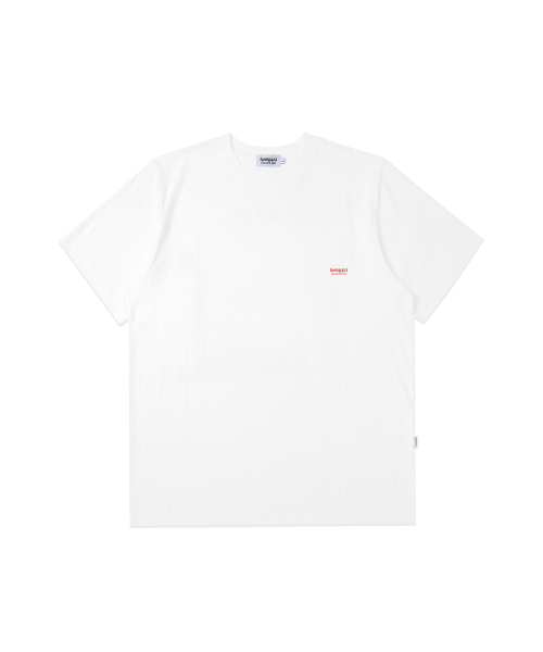 Kompakt Record Bar(コンパクトレコードバー)の「KRB Small Basic Logo T-shirts - White/Red(Tシャツ/カットソー・メンズ・その他・SMALL/MEDIUM/LARGE/X-LARGE/XX-LARGE)」の2枚目の写真