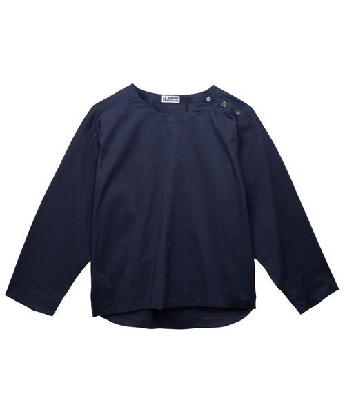 LA MARINE FRANCAISE(マリン フランセーズ)の「リバティプリントラウンドヘムブラウス(シャツ/ブラウス・レディース・ネイビー/ホワイト/ネイビー系・FREE)」の21枚目の写真