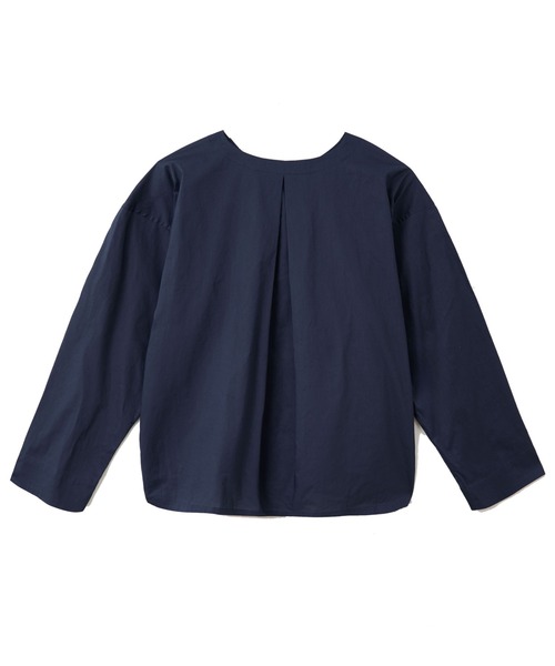 LA MARINE FRANCAISE(マリン フランセーズ)の「リバティプリントラウンドヘムブラウス(シャツ/ブラウス・レディース・ネイビー/ホワイト/ネイビー系・FREE)」の22枚目の写真
