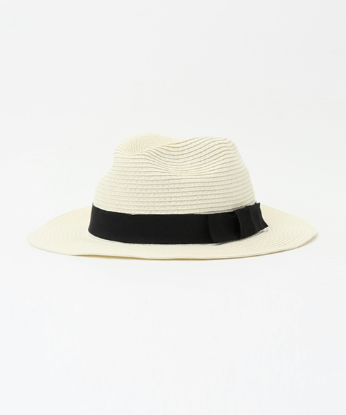 Ray BEAMS(レイビームス)の「Ray BEAMS / 中折れブレード ハット(ハット・レディース・ホワイト/ナチュラル・ONE SIZE)」の1枚目の写真