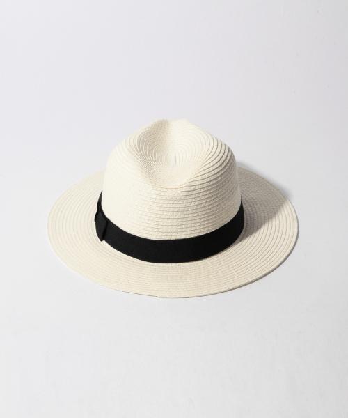 Ray BEAMS(レイビームス)の「Ray BEAMS / 中折れブレード ハット(ハット・レディース・ホワイト/ナチュラル・ONE SIZE)」の3枚目の写真