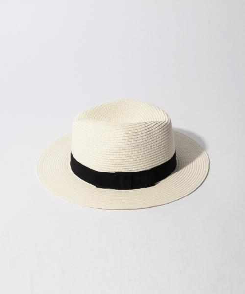 Ray BEAMS(レイビームス)の「Ray BEAMS / 中折れブレード ハット(ハット・レディース・ホワイト/ナチュラル・ONE SIZE)」の4枚目の写真