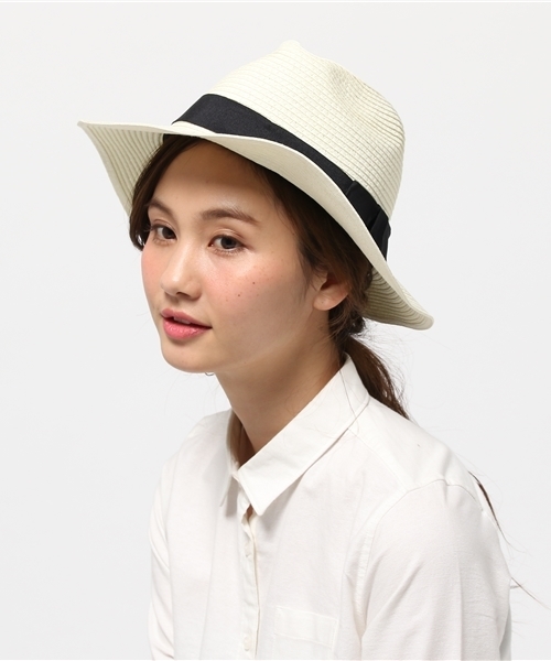 Ray BEAMS(レイビームス)の「Ray BEAMS / 中折れブレード ハット(ハット・レディース・ホワイト/ナチュラル・ONE SIZE)」の7枚目の写真