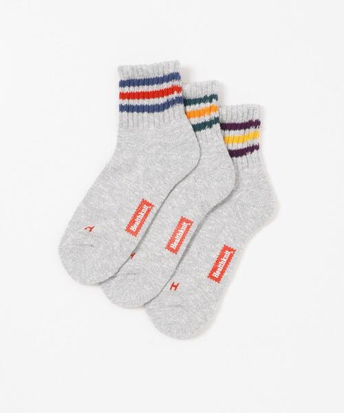 ITEMS URBANRESEARCH(アイテムズ アーバンリサーチ)の「Healthknit スラブ 3Line ミドルソックス3P(ソックス/靴下・メンズ・その他1・-)」の2枚目の写真