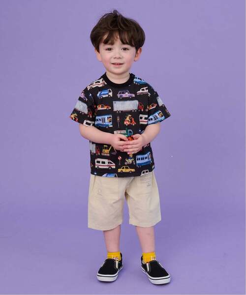 kladskap（クレードスコープ）の「乗り物総柄半袖Tシャツ（Tシャツ/カットソー・キッズ・ブラック/イエロー・120cm/110cm/100cm/90cm/130cm）」の15枚目の写真