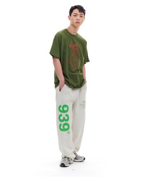 ARCHIVE BOLD(アーカイブボールド)の「939 LOGO SWEAT PANTS(OATMEAL)(スウェットパンツ・レディース・その他・M/S/L)」の4枚目の写真