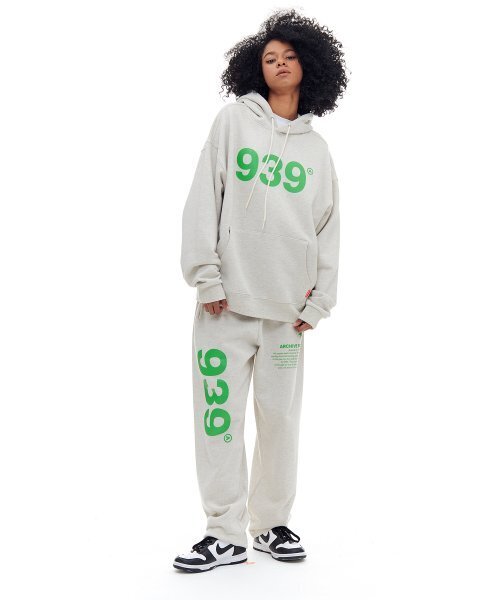 ARCHIVE BOLD(アーカイブボールド)の「939 LOGO SWEAT PANTS(OATMEAL)(スウェットパンツ・レディース・その他・M/S/L)」の6枚目の写真