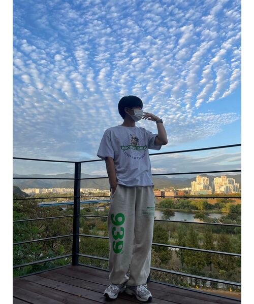 ARCHIVE BOLD(アーカイブボールド)の「939 LOGO SWEAT PANTS(OATMEAL)(スウェットパンツ・レディース・その他・M/S/L)」の14枚目の写真