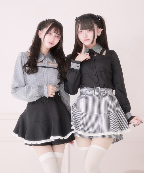 Pal elfy(パルエルフィー)の「胸開きコルセットブラウス(シャツ/ブラウス・レディース・ブラック系その他/ブラック・フリー)」の16枚目の写真