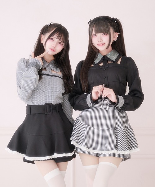 Pal elfy(パルエルフィー)の「胸開きコルセットブラウス(シャツ/ブラウス・レディース・ブラック系その他/ブラック・フリー)」の17枚目の写真
