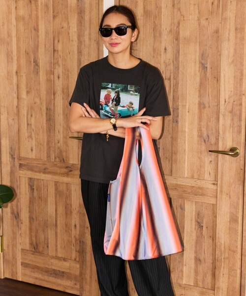 BAGGU（バグー）の「BAGGU/バグゥ Standard Baggu（トートバッグ・レディース・ライトピンク・ONE SIZE）」の18枚目の写真