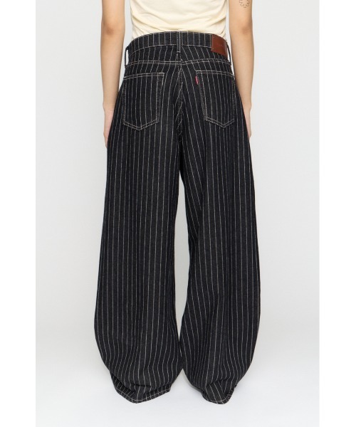 LAGUA GEM（ラグアジェム）の「STRIPE TUCK WIDE デニム（デニムパンツ