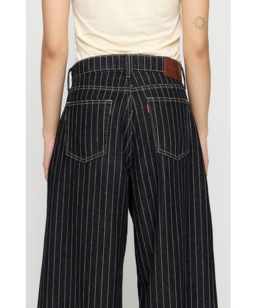 LAGUA GEM（ラグアジェム）の「STRIPE TUCK WIDE デニム（デニムパンツ