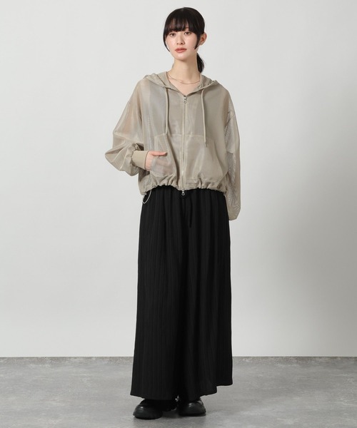 LAKOLE（ラコレ）の「メッシュZIPパーカー / 664837（パーカー・レディース・サンドグレー/アイボリー/ブラック・LARGE/MEDIUM）」の22枚目の写真