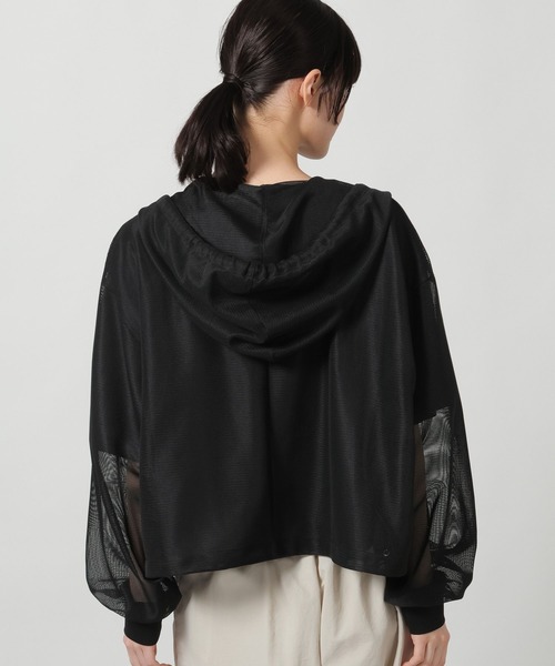 LAKOLE（ラコレ）の「メッシュZIPパーカー / 664837（パーカー・レディース・サンドグレー/アイボリー/ブラック・LARGE/MEDIUM）」の16枚目の写真