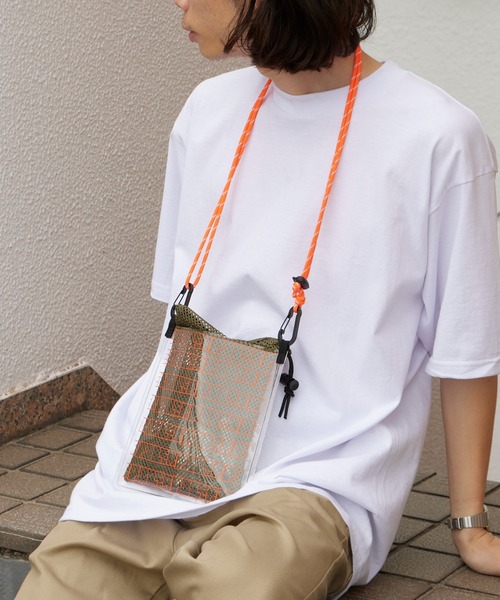 POLeR（ポーラー）の「POLeR/ポーラー HIGH&DRY PVC MESH SACOCHE 2026年春夏（ショルダーバッグ・メンズ・ブラック/グレー/オリーブ・ONE SIZE）」の3枚目の写真