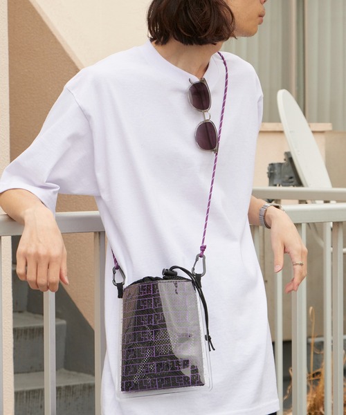 POLeR（ポーラー）の「POLeR/ポーラー HIGH&DRY PVC MESH SACOCHE 2026年春夏（ショルダーバッグ・メンズ・ブラック/グレー/オリーブ・ONE SIZE）」の2枚目の写真