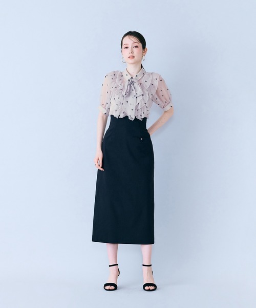 Audie a Muses(オーディアミューズ)の「ショルダーストラップ付きタイトスカート(スカート・レディース・ネイビー/ブラック・36/38/40)」の18枚目の写真